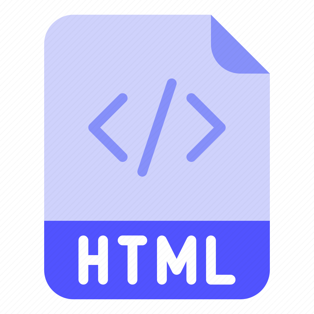 html file format